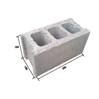 Gạch Block không nung 190x190x390