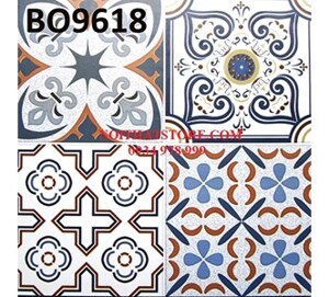 Gạch bông giả cổ Prime 30x30 BO9618