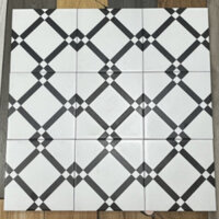 Gạch bông kích thước 20x20cm phong cách indochine ốp lát trang trí cao cấp,...Sài Gòn - Hà Nội