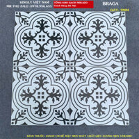 Gạch bông lát nền giá rẻ 40X40 BRAGA Loại A1