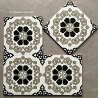Gạch Bông Men Việt Nam 30x30cm-Ốp lát nền phòng khách, phòng ngủ, nhà bếp, nhà tắm