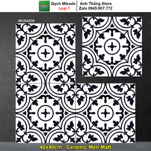 Gạch bông ốp lát 40×40 Mikado MGB4006