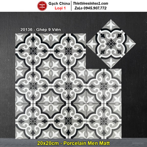 Gạch bông trang trí 20×20 20136