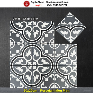 Gạch bông trang trí Trung Quốc 20135