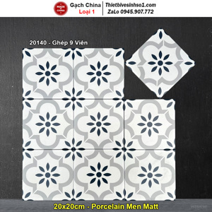 Gạch bông trang trí Trung Quốc 20140