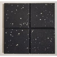 Gạch cao su lót phòng gym chấm hạt EPDM hàng mặt mịn cao cấp dày 25mm