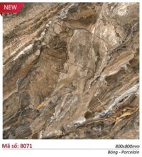 Gạch Catalan 80x80 Lát Nền & Ốp Mặt Tiền Vân Đá Vàng 8071