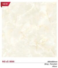 Gạch Catalan 80x80 Lát Nền Bóng Kính Vân Mây Vàng 8066