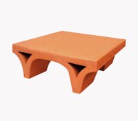 Gạch chữ U chống nóng Đồng Nai L10, 200 x 200 x 75 mm