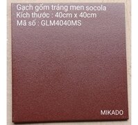 Gạch cotto đỏ Mikado 40x40 GLM4040MS