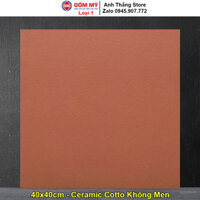 Gạch Đỏ Cotto Lát Sân 40x40 Gốm Mỹ