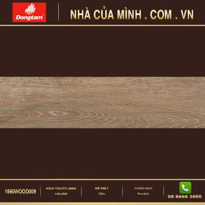 Gạch giả gỗ 150x600 Đồng Tâm 1560WOOD009