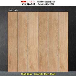 Gạch giả gỗ 15x90 Viglacera GT15901