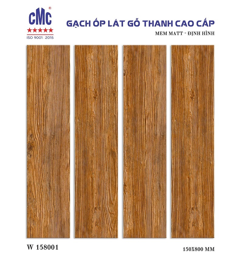 Gạch giả gỗ Trung Quốc 15x80 158001