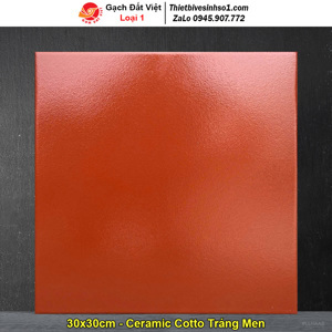 Gạch gốm cotto Đất Việt 30x30