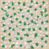 Gạch Granite Men Mờ Lát Sân Vườn 40*40cm 4040GREENERY005