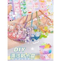 Gạch Guka Cát Chảy Không Đều, Tấm Guka, Gạch Mạt Chược, Khối Đá Nhỏ Trong Suốt, Thẻ Từ Acrylic, Đồ Chơi DIY Cho Trẻ Em, Bộ Nhãn Dán Guka Kuka, Nhật Ký Guka, Giá Rẻ