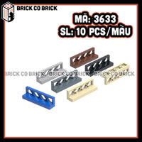 Gạch Hàng Rào Phụ Kiện Nhựa MOC Đồ Chơi Lắp Ráp Mô Hình Sáng Tạo Trí Tuệ Combo 10 Viên 3633