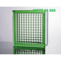 Gạch kính lấy sáng khối rỗng vân sọc xanh AVSING