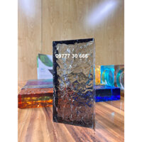 Gạch kính xuyên sáng màu xám khói kích thước 200x100x50 AVSING