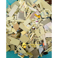 GẠCH LẮP RÁP màu vàng cát, màu tan, trọng lượng 1kg (2hand)