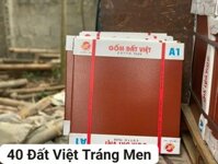 Gạch lát Đất Việt màu đỏ (30×30)
