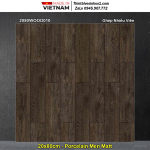 Gạch lát nền 200x800 Đồng Tâm 2080WOOD010