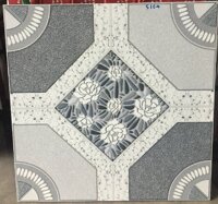 Gạch lát nền 50×50 Takao hoa soi trắng ghi xám TK5104