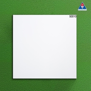 Gạch lát nền 60X60  Hoàn Mỹ 50010 trắng trơn bóng
