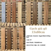 Gạch lát nền giả gỗ 15x80cm Prime, dán sàn nhà giả vân gỗ 150x800mm, gạch thẻ vân gỗ lát nền