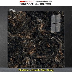 Gạch lát nền men kim cương Viglacera MD 802