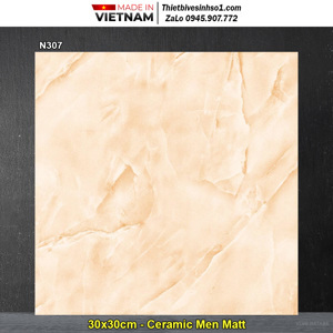 Gạch lát nền nhà tắm Viglacera 30×30 N307