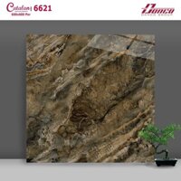 Gạch Lát Nền - Ốp Mặt Tiền 60x60 Vân Đá Vàng Catalan 6621
