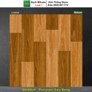 Gạch lát nền vân gỗ Viglacera VG6008