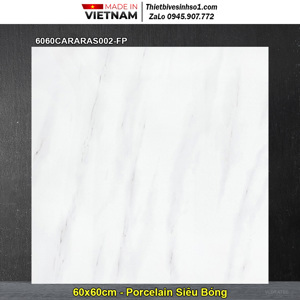 Gạch lát sàn Đồng Tâm 6060CARARAS002-FP - 60x60