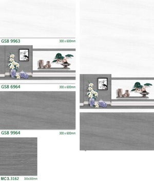 Gạch men bóng Trung Đô bộ GS8 9963