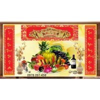 Gạch men phòng thờ gia tiên ốp tường