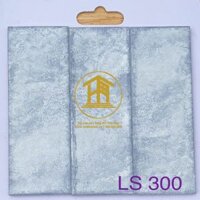 Gạch Mosaic 10x30cm ốp tường trắng vân LS300