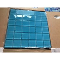 Gạch mosaic gốm G748011 ốp lát bể bơi, bể sục, trang trí nội ngoại thất, khu resort, chống thấm tốt, độ bền cao, sẵn kho