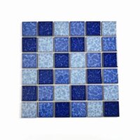 Gạch mosaic gốm men trơn hoa văn ốp bể bơi, bể sục, trang trí nhà hàng, phòng khách, tạo điểm nhấn, hàng sẵn kho