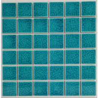 Gạch mosaic gốm sứ men rạn xanh ngọc G748036 ốp bể bơi, bể sục, ốp trang trí phòng tắm, khu resort, bền màu, dễ vệ sinh