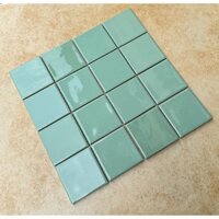 Gạch mosaic gốm xanh ngọc ốp bể bơi, nội thất, khu tiểu cảnh, khu nghỉ dưỡng, chống thấm tốt, độ bền cao, đa dạng màu