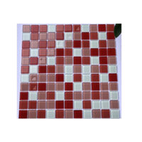 Gạch mosaic thủy tinh đỏ G725-11 trang trí mang đến không gian sống hiện đại, ốp trang trí tường nhà bếp, nội ngoại thất
