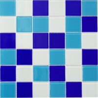 Gạch mosaic thủy tinh ốp lát nền, trang trí nhà tắm, bể bơi, bể sục dễ vệ sinh, độ bền cao, hàng sẵn kho, giá rẻ