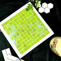 Gạch mosaic thủy tinh trang trí cao cấp Lux 20 trang trí decor phòng tắm,bàn học ghế ngồi quán cafe