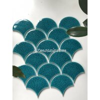 Gạch mosaic vảy cá  G7014 ốp tường trang trí nội ngoại thất, quán bar, spa, mang vẻ đẹp hiện đại, độ bền cao, dễ vệ sinh