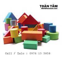 Gạch mút xốp hình khối