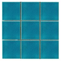 Gạch ốp bể bơi mosaic gốm men rạn  INM03-HV