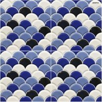 Gạch ốp bể bơi vẩy cá 30x30 cm TT21
