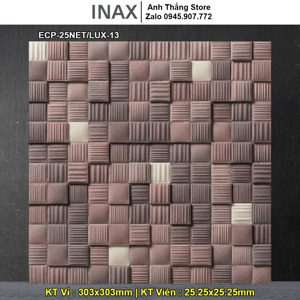 Gạch ốp trang trí nội thất INAX ECP-25NET/LUX-13